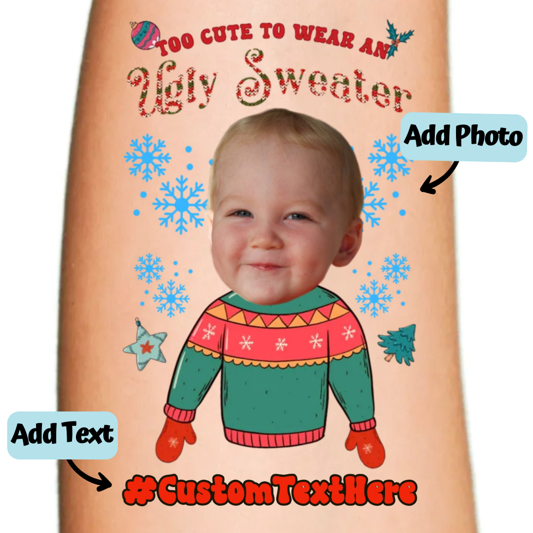 Too Cute To Wear An Ugly Sweater