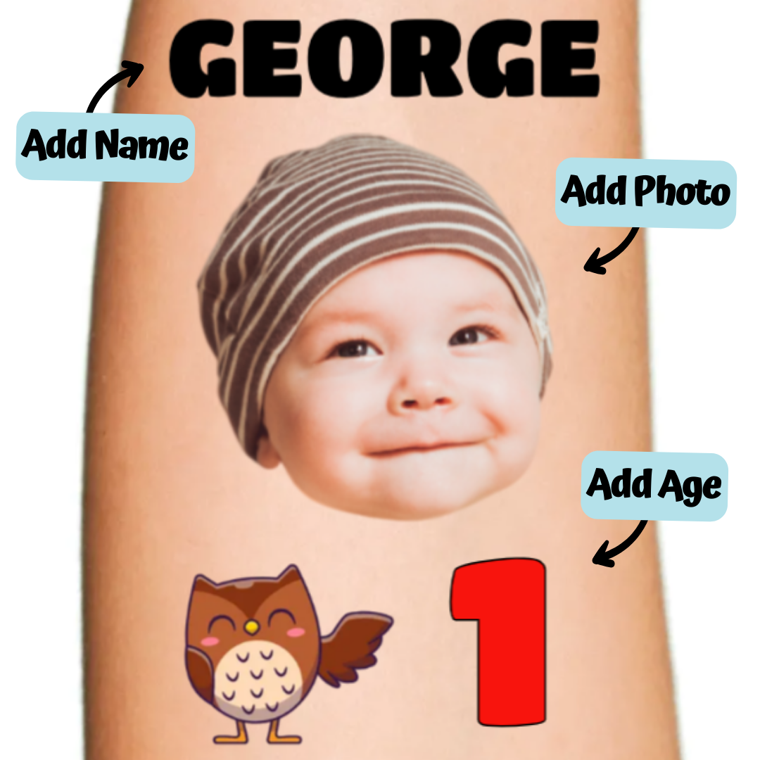 Birthday Animals - Owl, Giraffe, Puppy, Pup and Elephant