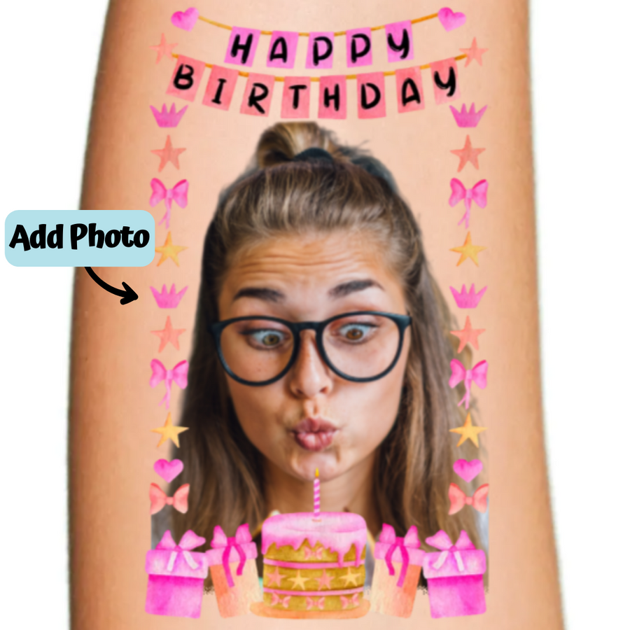 Pink Birthday Border