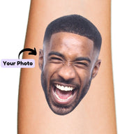Custom Photo Adult Face Temporary Tattoo