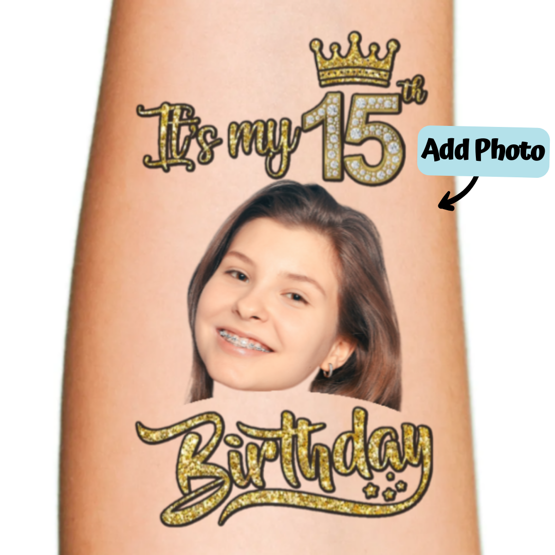 My 15th Birthday Gold Crown