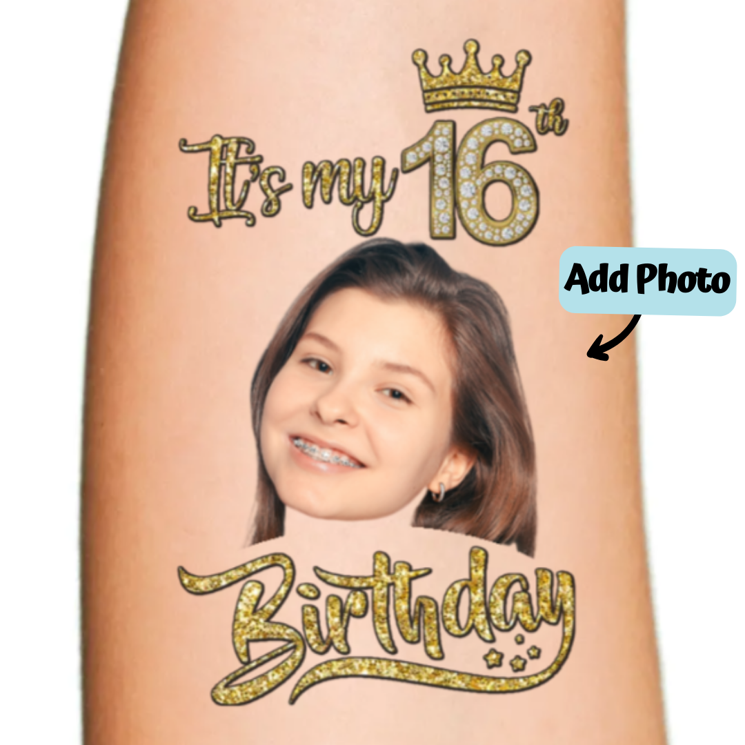 My 16th Birthday Gold Crown