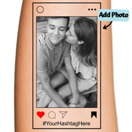 Social Media Frame Grayscale Photo