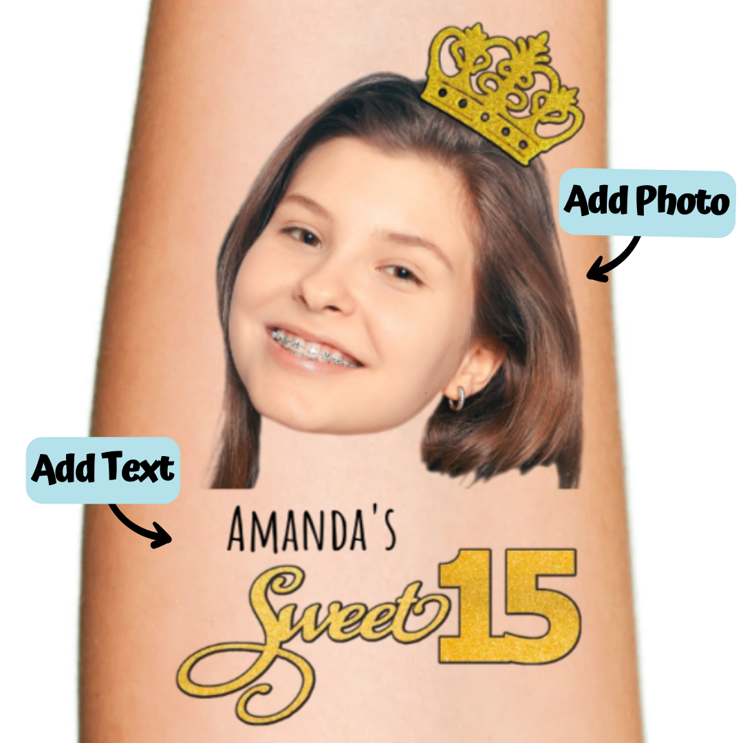 Sweet 15 Custom Tattoo