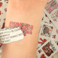 Summer Vibes Temporary Tattoo Sheet (20+ Tattoos)