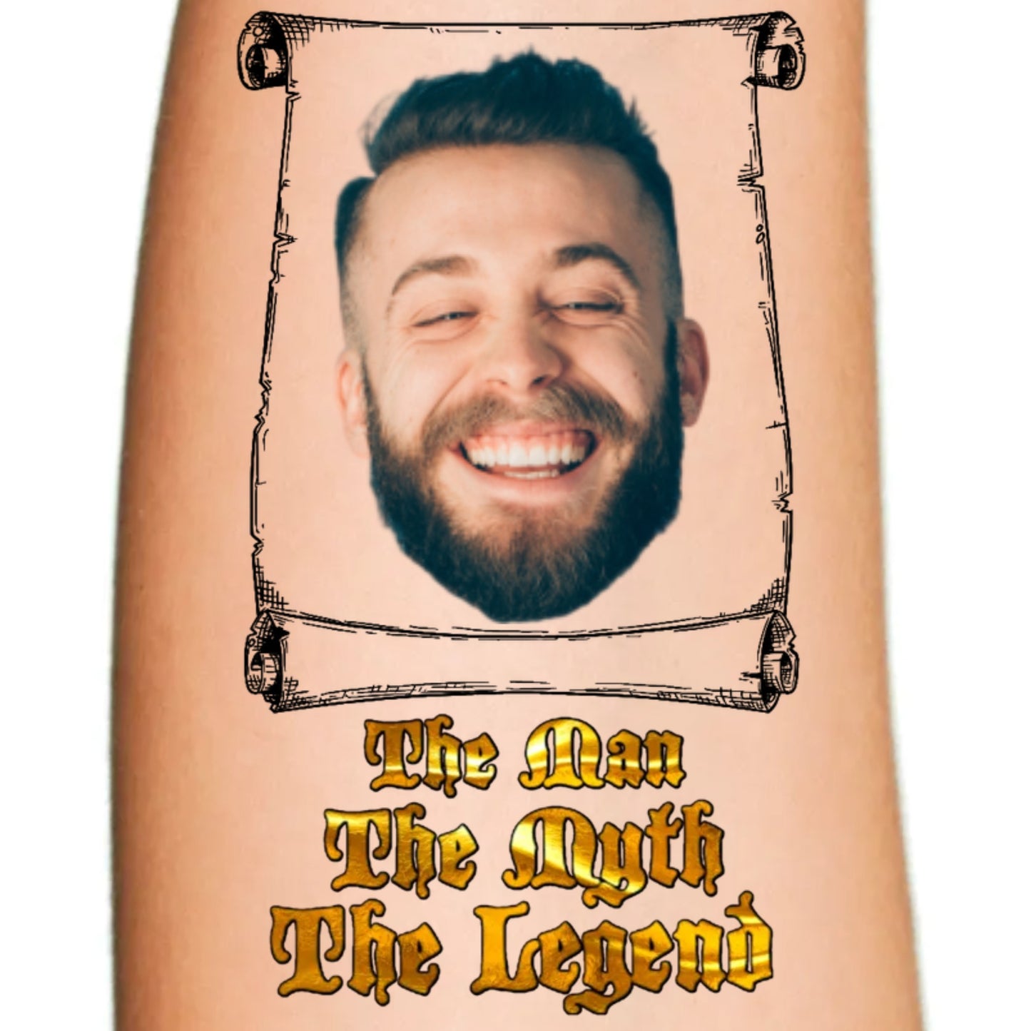 The Man The Myth The Legend Scroll