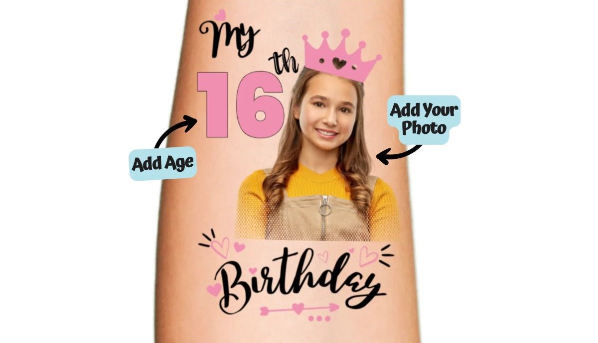 Top 5 Sweet 16 Birthday Temporary Tattoo Ideas and Inspiration