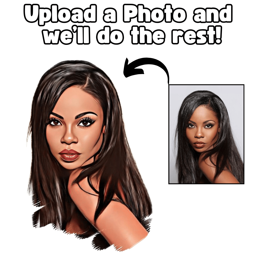 Caricature Cartoon Portrait Tattoo - Custom Design
