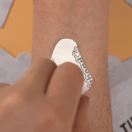 Monster Birthday Custom Face Temporary Tattoo