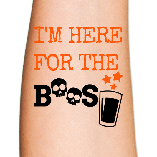 Here for the Boos Halloween Tattoo Online
