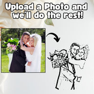 Custom Photo Sketch Temporary Tattoo
