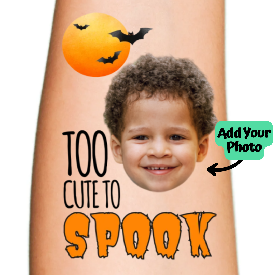 Too Cute Too Spook Halloween Custom Tattoo
