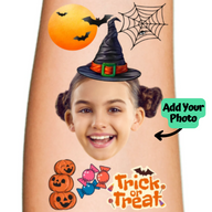 Spider Web Custom Temporary Tattoo