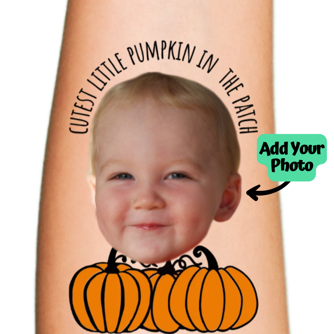 Cutest Little Pumpkin Customizable Tattoo for Halloween