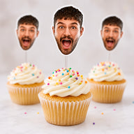 Custom Photo Face Cupcake Toppers