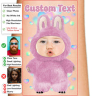 Monster Birthday Custom Face Temporary Tattoo