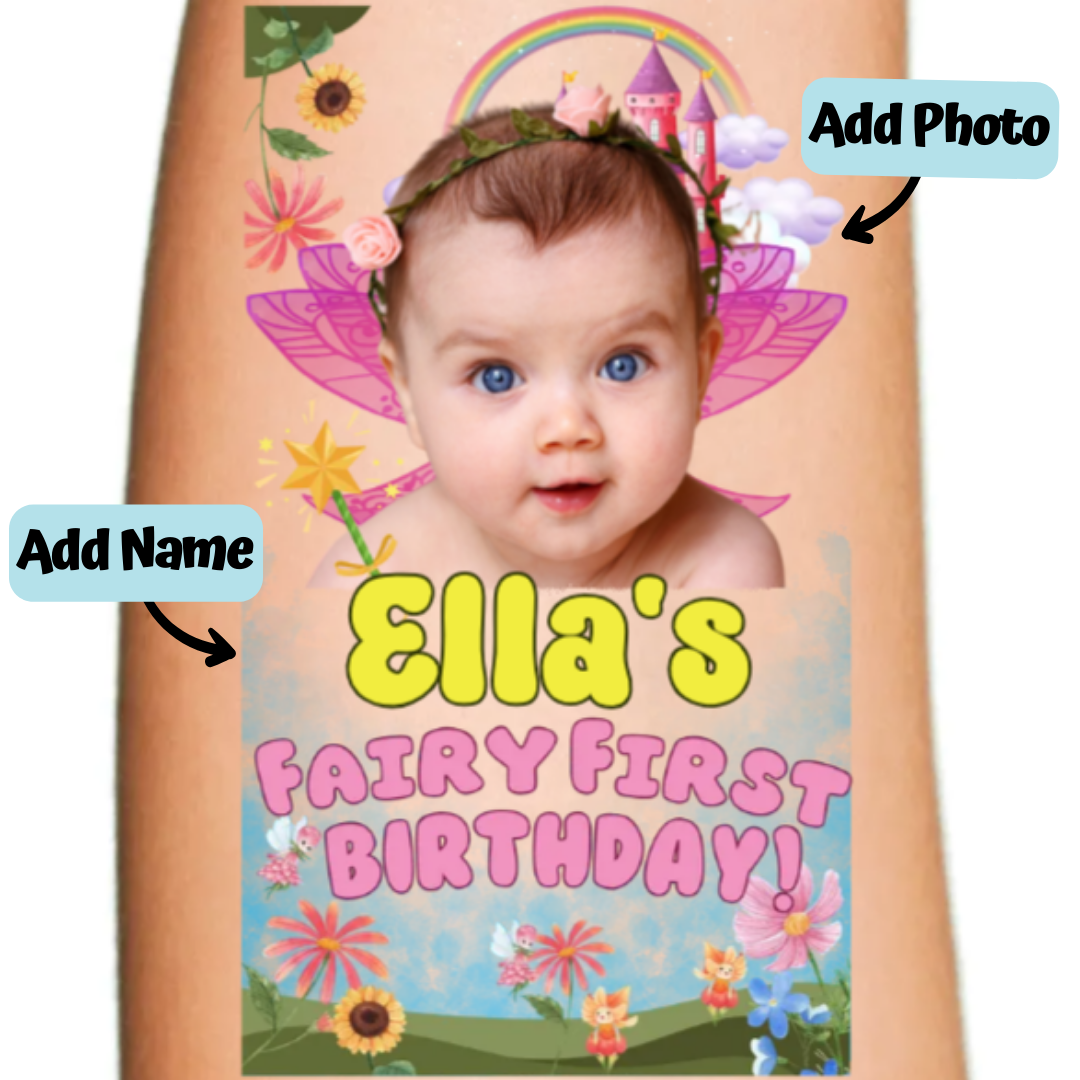 Fairy First Birthday- Pink Wings