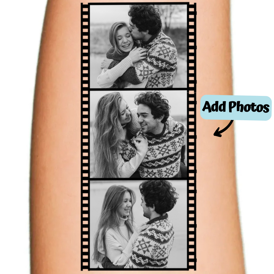 Film Border - 3 Grayscale Photos