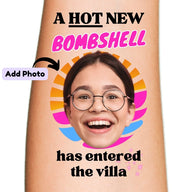 Hot New Bombshell Custom Temporary Tattoo