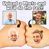 Custom Photo Face Temporary Tattoo