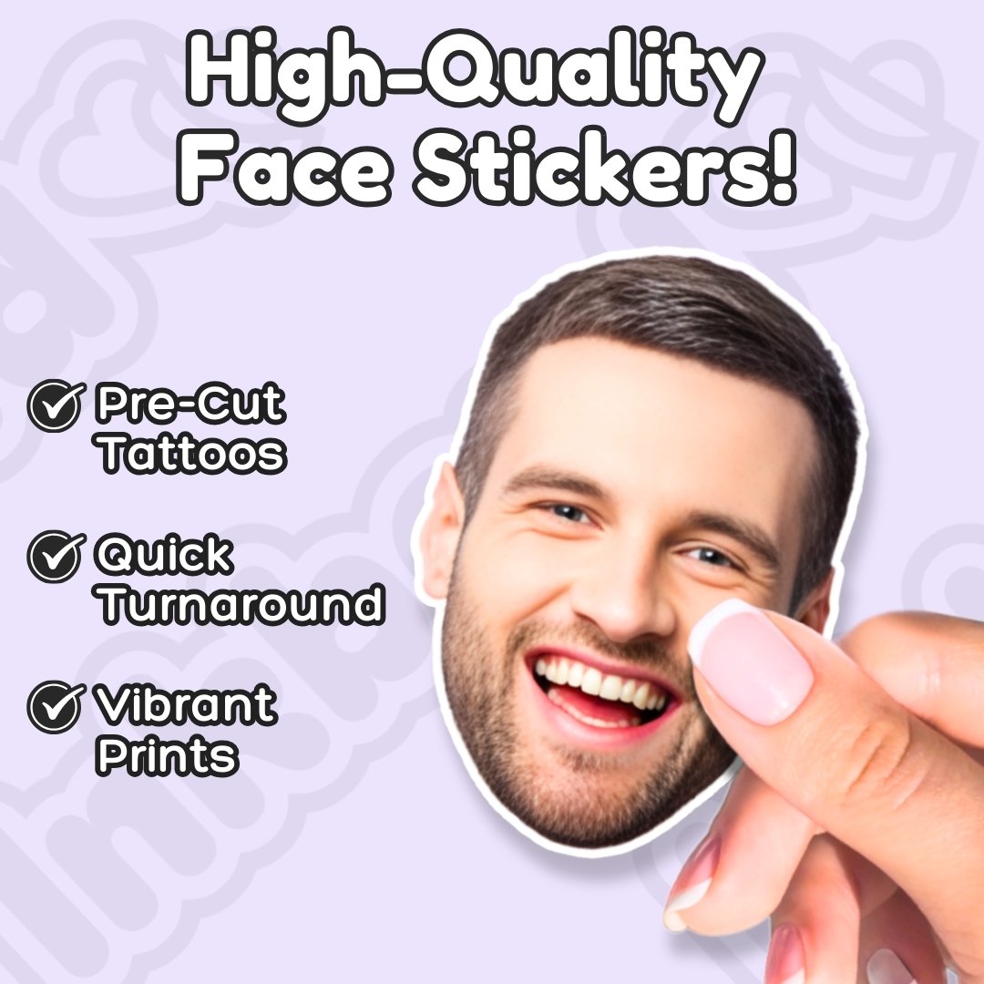 Custom Photo Face Stickers