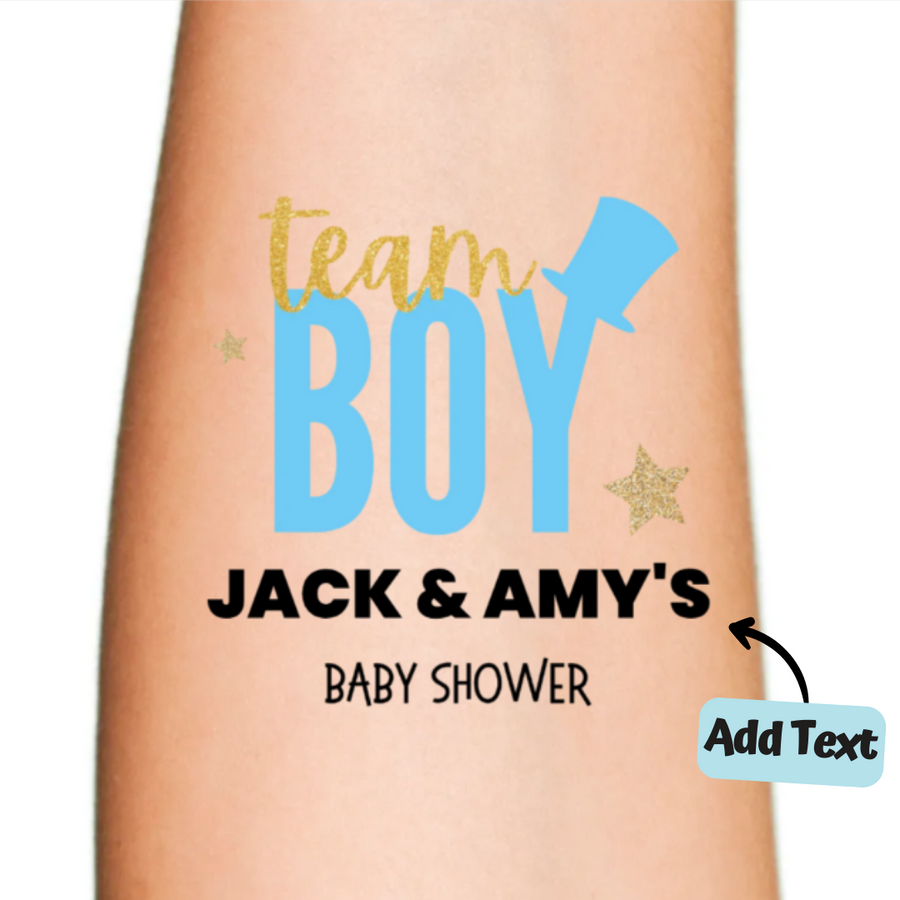 Team Boy Hat Customtemporary Tattoo