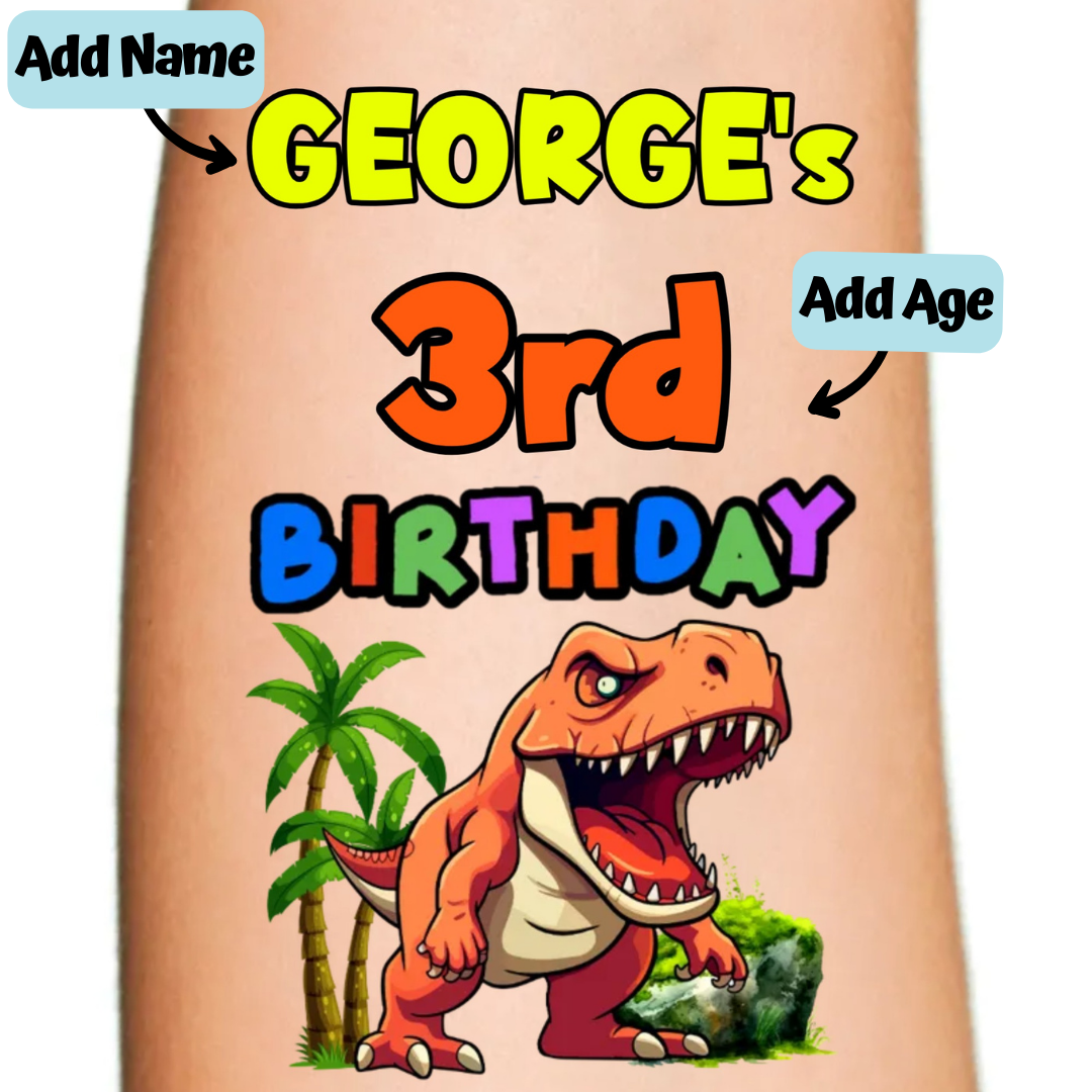 T-rex Themed Birthday