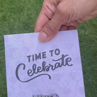 Let's Pawty! Custom Dog Birthday Tattoo