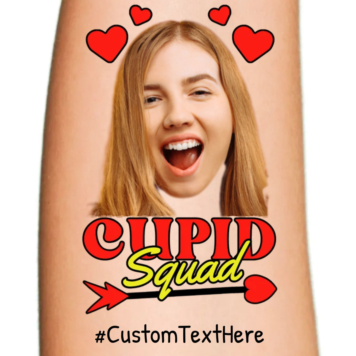 Kupid Ink Cupid Squad Custom Temporary Tattoo: Buy Online! | Inkbond